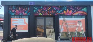 Pintura Mural Mangata Brunch Graffiti Premia Mar 300x100000